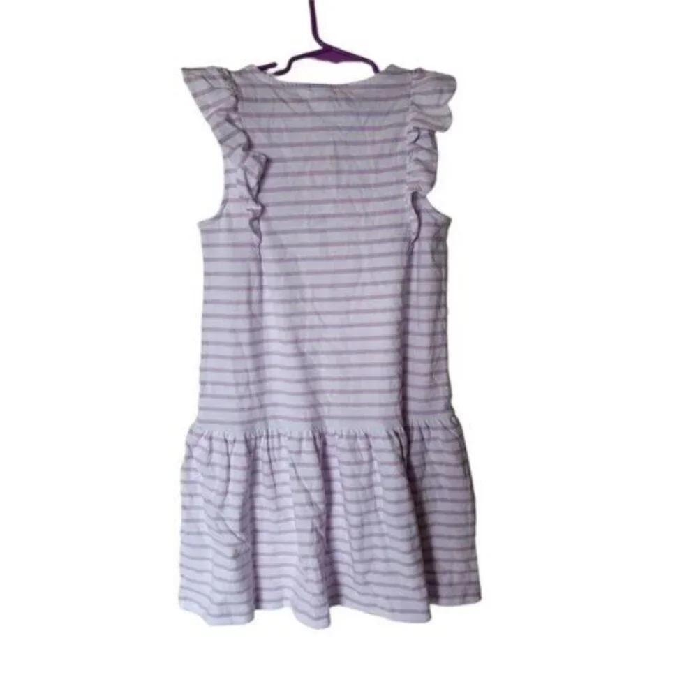 Gymboree Mix N Match Dress Stripe Purple‎ Flower L 10 12 Years Girls Kids